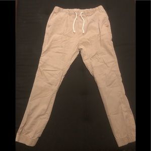 Casual beige jogger pants from H&M